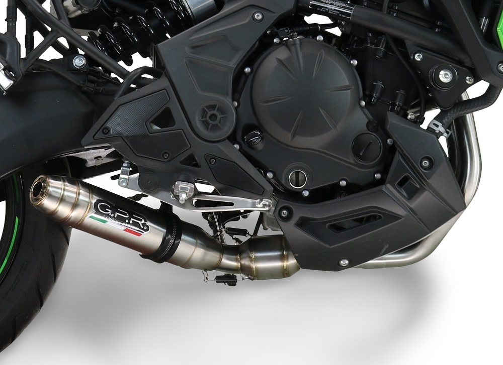 Exhaust compatible with Kawasaki Versys 650 2023-2025, Deeptone Inox, Full system exhaust 