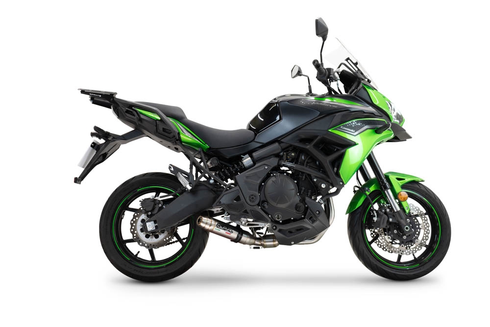 Exhaust compatible with Kawasaki Versys 650 2023-2025, Deeptone Inox, Full system exhaust 