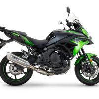 GPR exhaust compatible with  Kawasaki Versys 650 2023-2025, Furore-X Acciaio Inox, Full system including silencer approved for noise,db killer and catalyst, EPA-compliant compliant for inspection 