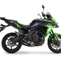 Exhaust compatible with Kawasaki Versys 650 2023-2025, GP-Revo Black Titanium, Full system exhaust, including removable db killer 