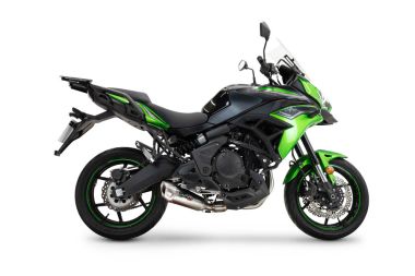Exhaust compatible with Kawasaki Versys 650 2023-2025, GP-Revo Titanium, Full system exhaust, including removable db killer 