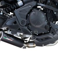 Exhaust compatible with Kawasaki Z 650 vers. SSDA 2023-2025, M3 Black Titanium, Full system exhaust, including removable db killer/spark arrestor 
