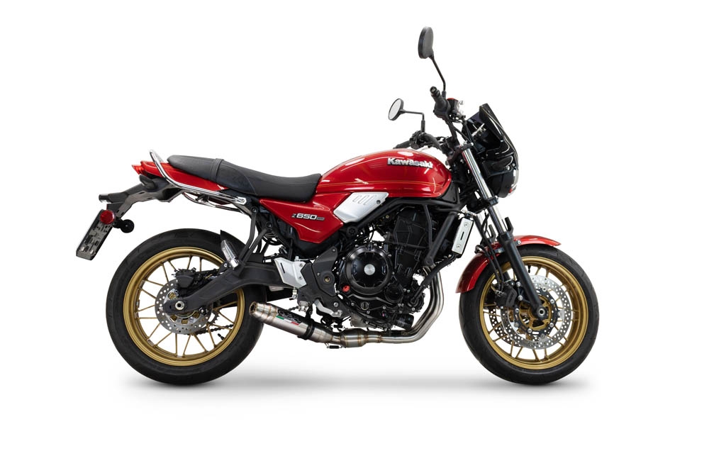 Exhaust compatible with Kawasaki Z 650 RS 2024-2025, Deeptone Inox, Full system exhaust 