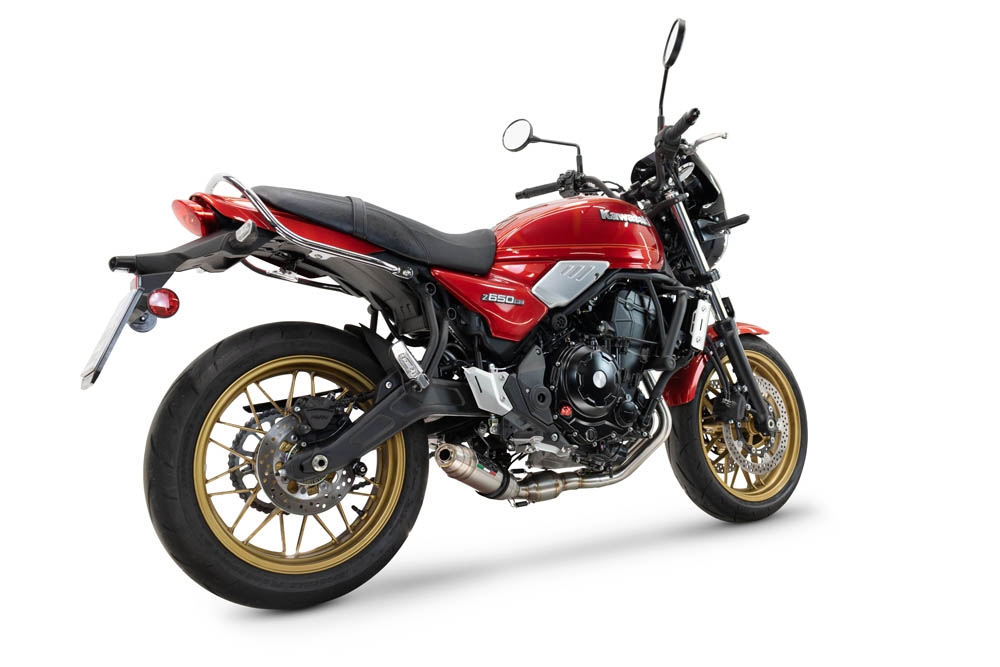 Exhaust compatible with Kawasaki Z 650 RS 2024-2025, Deeptone Inox, Full system exhaust 
