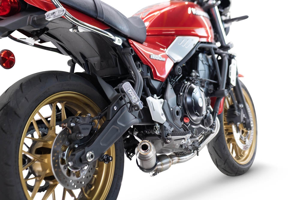 Exhaust compatible with Kawasaki Z 650 RS 2024-2025, Deeptone Inox, Full system exhaust 