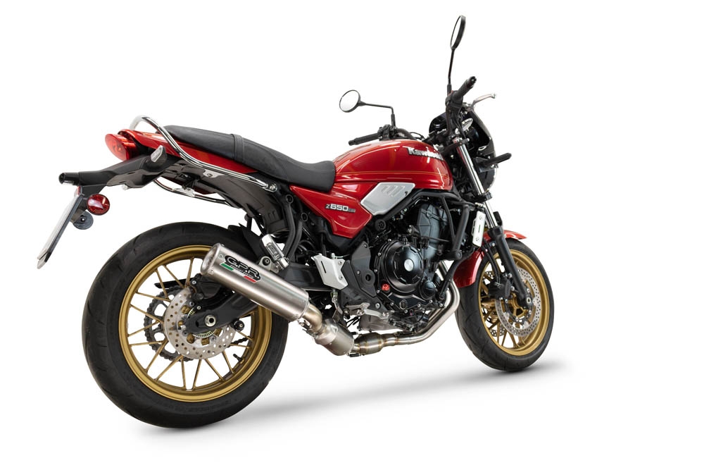 GPR exhaust compatible with  Kawasaki Z 650 RS 2024-2025, M3 Inox , Full system including silencer approved for noise,db killer and catalyst, EPA-compliant compliant for inspection 