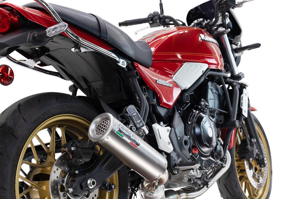 GPR exhaust compatible with  Kawasaki Z 650 RS 2024-2025, M3 Inox , Full system including silencer approved for noise,db killer and catalyst, EPA-compliant compliant for inspection 