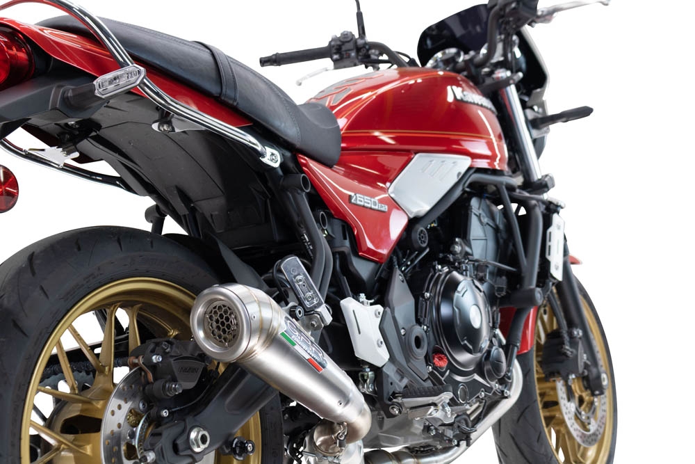 GPR exhaust compatible with  Kawasaki Z 650 RS 2024-2025, Powercone Evo, Full system including silencer approved for noise,db killer and catalyst, EPA-compliant compliant for inspection 