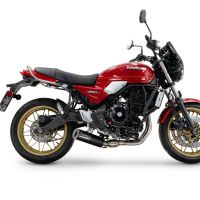 Exhaust compatible with Kawasaki Z 650 RS 2024-2025, M3 Black Titanium, Full system exhaust, including removable db killer/spark arrestor 