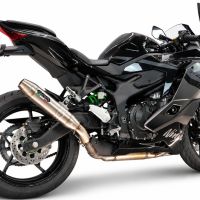 GPR exhaust compatible with Kawasaki Zx-4RR 2024-2026, Deeptone Inox, Slip-on exhaust including removable db killer and link pipe, EPA-compliant 