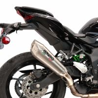 GPR exhaust compatible with Kawasaki Ninja ZX-4R 2023-2026, GP-Revo Titanium, Slip-on exhaust including removable db killer and link pipe, EPA-compliant 