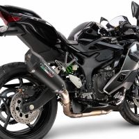 GPR exhaust compatible with Kawasaki Ninja ZX-4R 2023-2026, GP-Revo Black Titanium, Slip-on exhaust including removable db killer and link pipe, EPA-compliant 