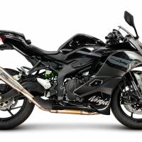 GPR exhaust compatible with Kawasaki Ninja ZX-4R 2023-2026, Powercone Evo, Slip-on exhaust including removable db killer and link pipe, EPA-compliant 