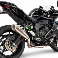 GPR exhaust compatible with Kawasaki Ninja ZX-4R 2023-2026, Powercone Evo, Slip-on exhaust including removable db killer and link pipe, EPA-compliant 
