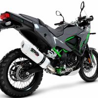 GPR exhaust compatible with Kawasaki KLE 500 2026-2027, Albus Ceramic, Slip-on exhaust including removable db killer and link pipe, EPA-compliant 