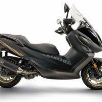 GPR exhaust compatible with Zontes 365E 2024-2026, Furore-X Scooter, Slip-on exhaust including link pipe and removable db killer 