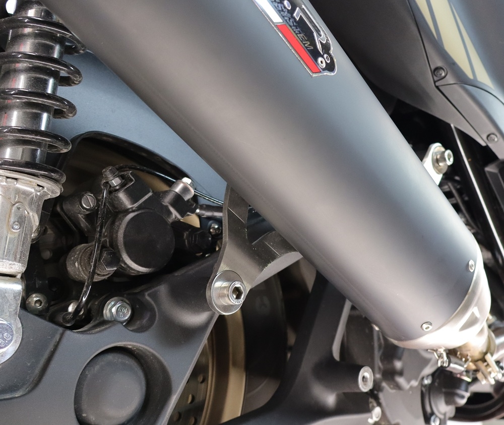 GPR exhaust compatible with Zontes 365E 2024-2026, Furore-X Scooter, Slip-on exhaust including link pipe and removable db killer 