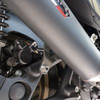 GPR exhaust compatible with Zontes 365E 2024-2026, Furore-X Scooter, Slip-on exhaust including link pipe and removable db killer 