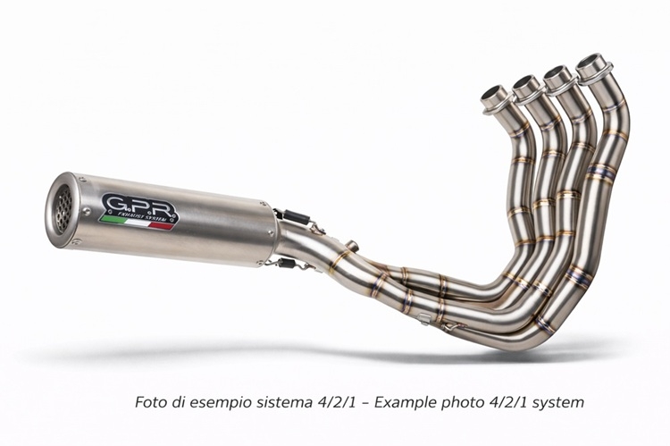GPR exhaust compatible with Honda CBR1000RR 2008-2013, M3 Inox , Full system exhaust, including removable db killer 