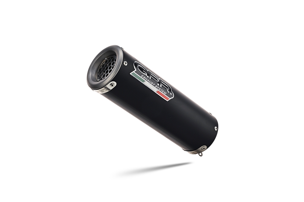 Exhaust compatible with Bmw F900XR F900R 2020-2025, M3 Black Titanium, Slip-on exhaust including removable db killer and link pipe, EPA-compliant 