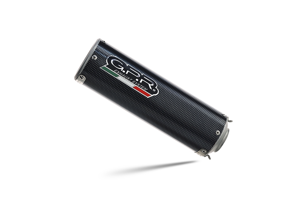 Exhaust compatible with Kawasaki Z-750 S 2007-2014, M3 Poppy , Slip-on exhaust including removable db killer and link pipe 