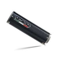 Exhaust compatible with Kawasaki Z-750 S 2007-2014, M3 Poppy , Slip-on exhaust including removable db killer and link pipe 
