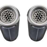 Exhaust compatible with Kawasaki Z1000 2003-2006, M3 Poppy , Dual slip-on including removable db killers and link pipes, not EPA-compliant 