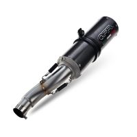 Exhaust compatible with Kawasaki Z1000 2003-2006, M3 Poppy , Dual slip-on including removable db killers and link pipes, not EPA-compliant 