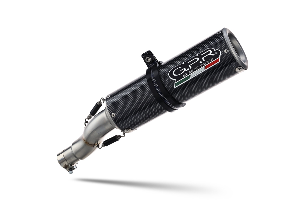 Exhaust compatible with Bmw R1200R 2006-2010, M3 Poppy , Slip-on exhaust including removable db killer and link pipe, EPA-compliant 