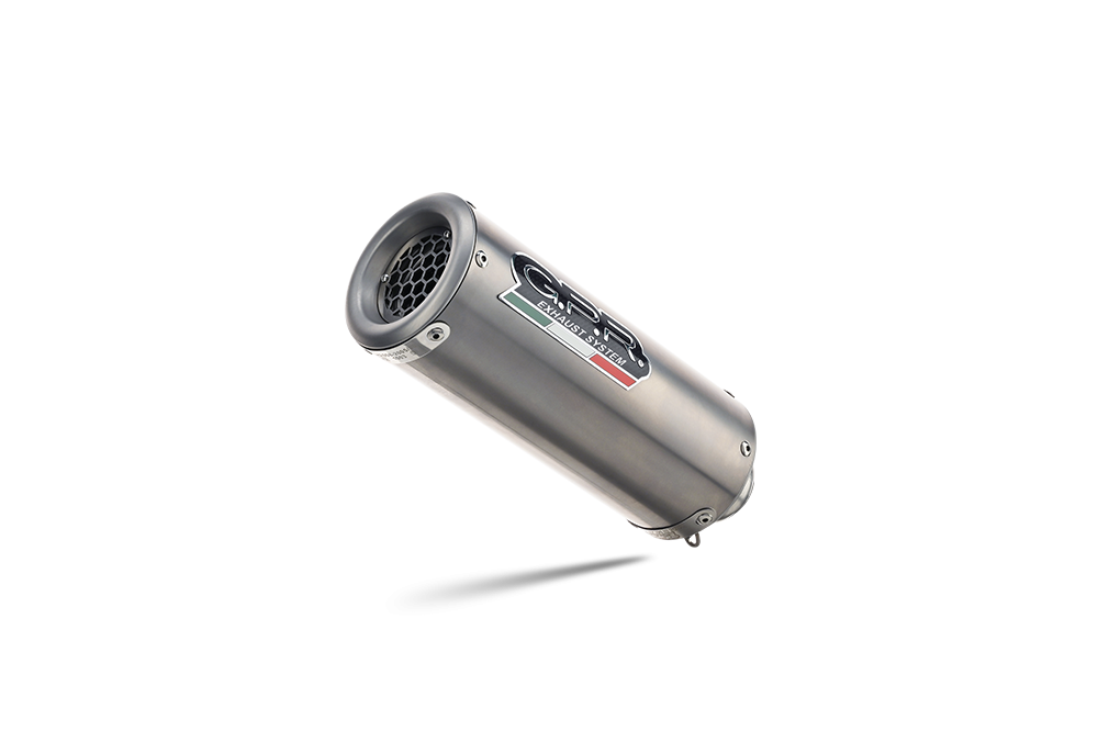Exhaust compatible with Triumph Trident 660 2021-2024, M3 Titanium Natural, Full system exhaust, including removable db killer 