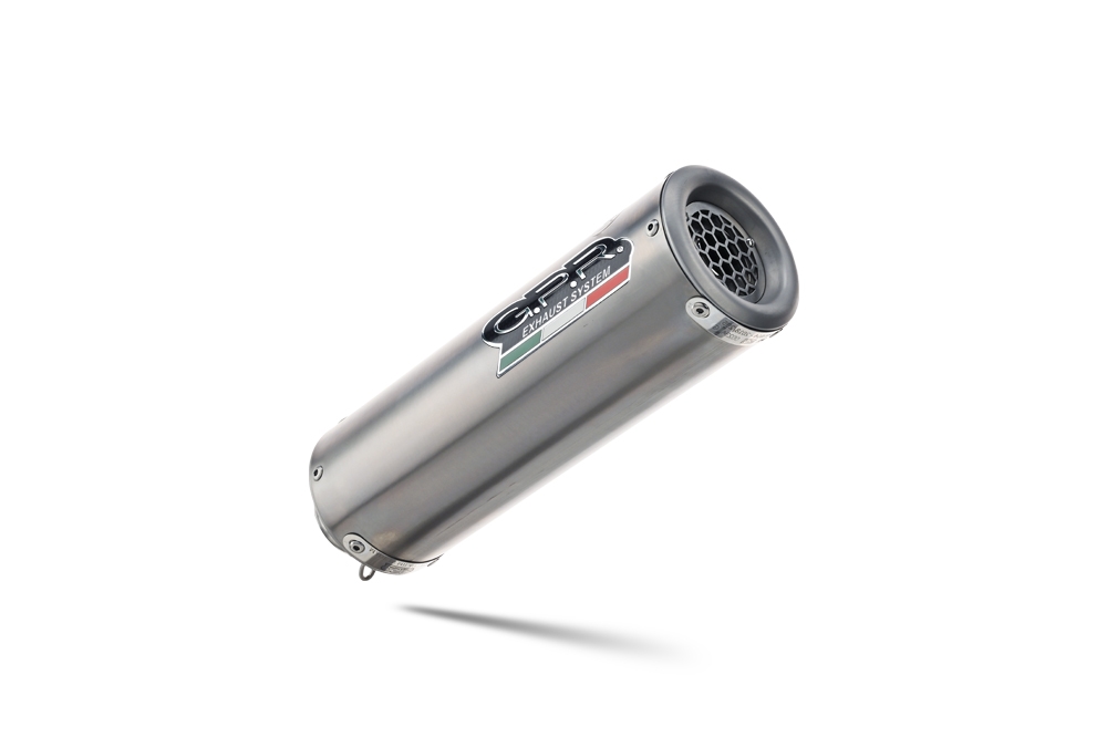 Exhaust compatible with Bmw R Nine-T 1200 - Pure - Racer - Urban - Scrambler G/S 2017-2023, M3 Titanium Natural, Slip-on exhaust including removable db killer and link pipe, EPA-compliant 
