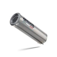 Exhaust compatible with Kawasaki Z-750 S 2007-2014, M3 Titanium Natural, Slip-on exhaust including removable db killer and link pipe 