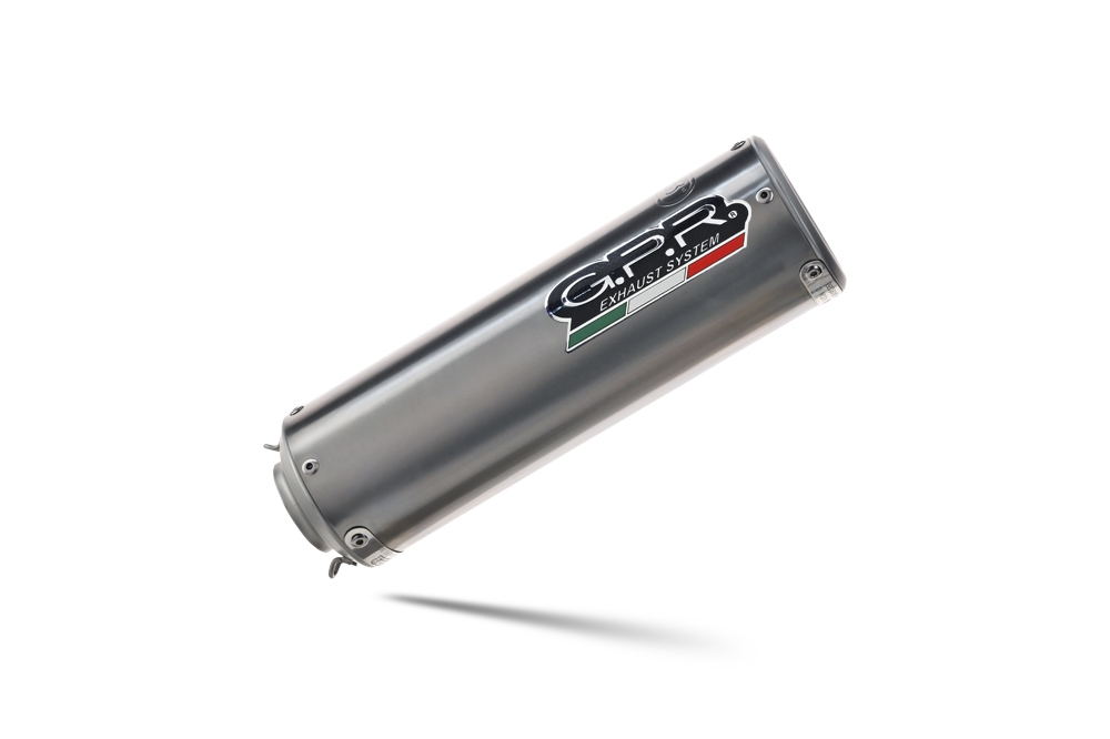 Exhaust compatible with Bmw R Nine-T 1200 - Pure - Racer - Urban - Scrambler G/S 2017-2023, M3 Titanium Natural, Slip-on exhaust including removable db killer and link pipe, EPA-compliant 