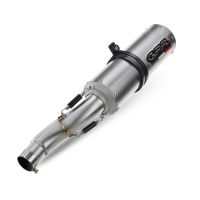 Exhaust compatible with Aprilia Rsv 1000 R Factory 2006-2010, M3 Titanium Natural, Dual slip-on including removable db killers and link pipes, not EPA-compliant 