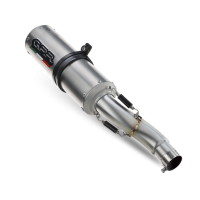 Benelli Bn 302 S 2015-2016, M3 Titanium Natural, Slip-on exhaust including removable db killer and link pipe 