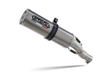 Suzuki GSX-S1000GT 2015-2016, M3 Titanium Natural, Slip-on exhaust including removable db killer and link pipe 