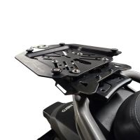 Top case GPR TECH compatible with  Hero Xpulse 200 4V 2025/2026 E5 plus GPR TECH Top case in aluminum, silver color with specific plate included Capacity 35 LT.