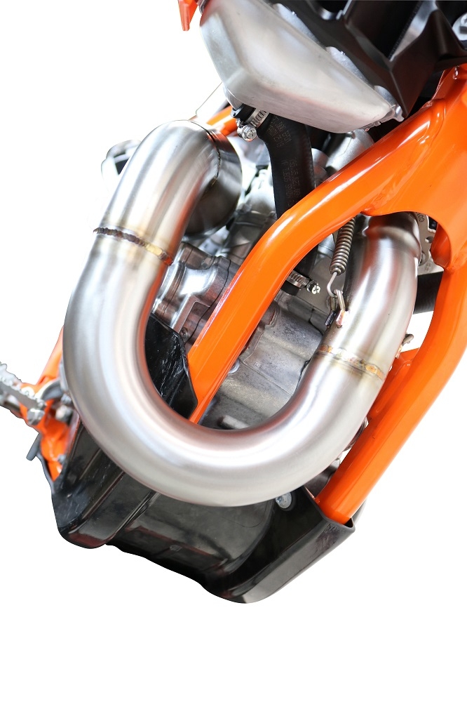 GPR exhaust compatible with  Husqvarna FC 450 2023-2025, Pentacross FULL Titanium, Full system exhaust, including removable db killer/spark arrestor 