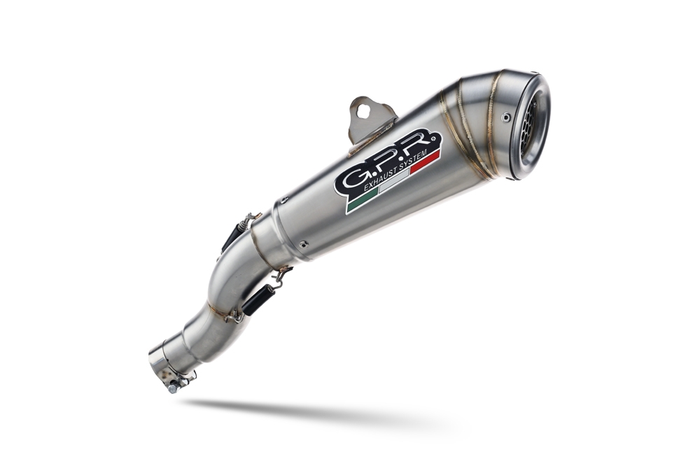 Exhaust compatible with Bmw R Nine-T 1200 - Pure - Racer - Scrambler - Urban G/S 2013-2016, Powercone Evo, Slip-on exhaust including removable db killer and link pipe, EPA-compliant 