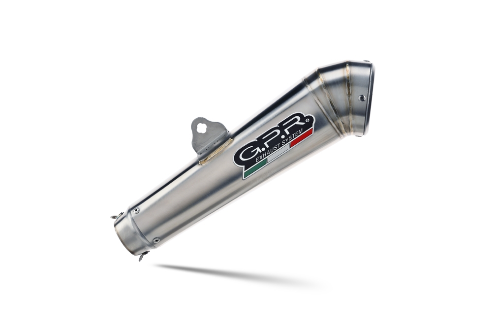 Exhaust compatible with Bmw F800GS Adventure 2016-2018, Powercone Evo, Slip-on exhaust including removable db killer and link pipe, EPA-compliant 