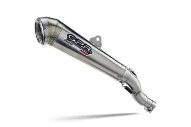 Exhaust compatible with Ktm 790 Adventure 2025-2026, Powercone Evo, Slip-on exhaust including removable db killer and link pipe, EPA-compliant 