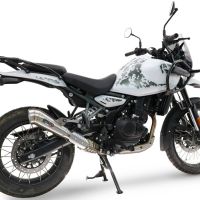 Exhaust compatible with Royal Enfield Himalayan 450 2024-2025, Powercone Evo, Slip-on exhaust including removable db killer and link pipe, EPA-compliant 