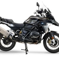 Exhaust compatible with Bmw R1250GS - Adventure 2019-2020, Hyper Sonic Titanium, Slip-on exhaust including removable db killer and link pipe, not EPA-compliant 