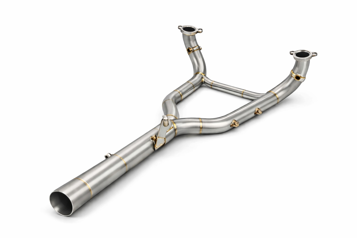 GPR exhaust compatible with Bmw R1300GS Adventure 2024-2026, Decatalizzatore Inox, Stainless steel decat racing pipe 