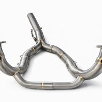 GPR exhaust compatible with Bmw R1300GS Adventure 2024-2026, Decatalizzatore Inox, Stainless steel decat racing pipe 