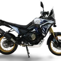 GPR exhaust compatible with  Voge DS 800 Rally 2025-2026, Ghisa , Slip-on exhaust including removable db killer and link pipe, EPA-compliant 