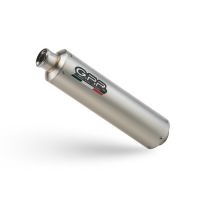 GPR exhaust compatible with  Suzuki GSX-R1000 2001-2002, Inox Tondo, Bolt-on silencer including removable db killer and catalyst, EPA-compliant 