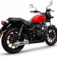 GPR exhaust compatible with Royal Enfield Meteor 350 2021-2023, Ultracone, Slip-on exhaust including link pipe 