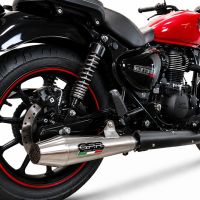 GPR exhaust compatible with Royal Enfield Meteor 350 2021-2023, Ultracone, Slip-on exhaust including link pipe 