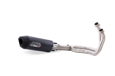 Kawasaki Versys 650 2015-2016, Furore Nero, Full system exhaust, including removable db killer  